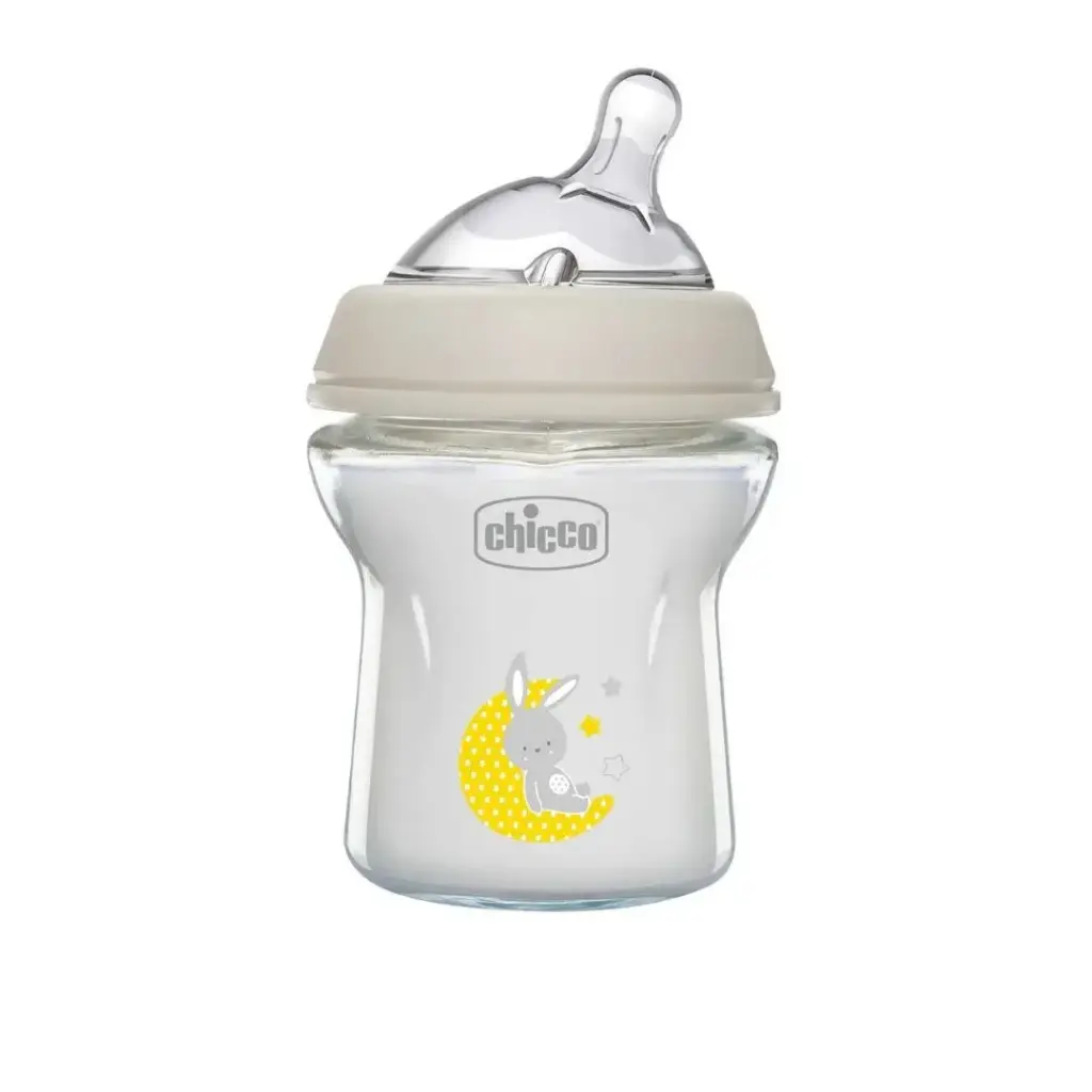 [8058664153459] chicco natural feeling glass bottle 150ml 0+
