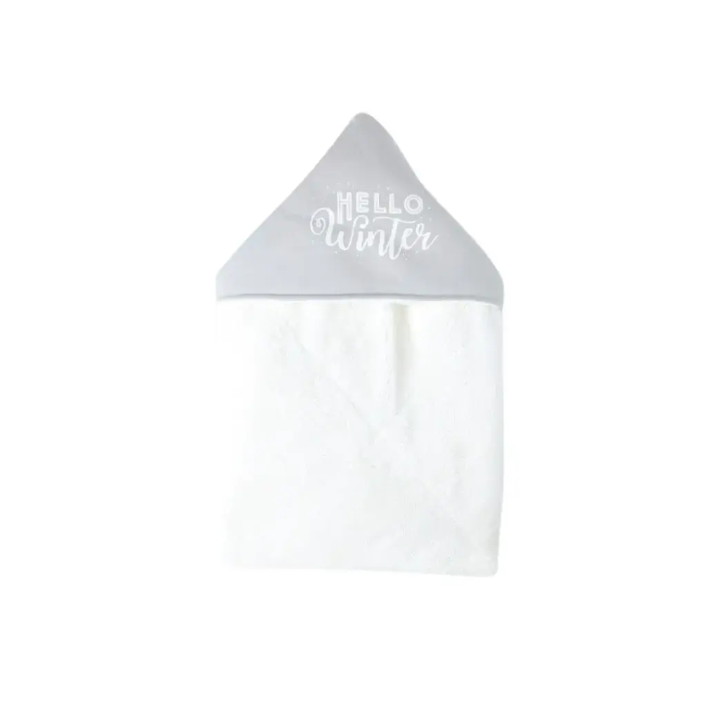 [2-1804-25] junior baby blanket hello winter
