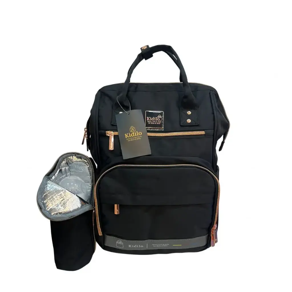 [k15] Kidilo Diaper Bag Classic (اسود)