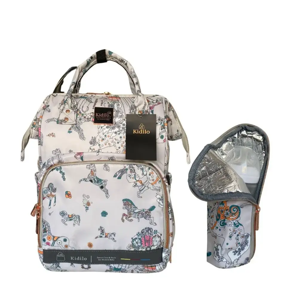 [k6] Kidilo Diaper Bag Modern (horses)