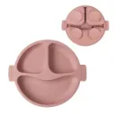 True Gold Silicon feeding set includes Plate, Fork & spoon 