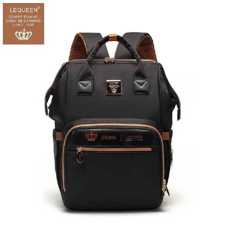 Lequeen diaper bag 8th Generation New  (Black)