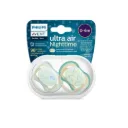 Philips Avent Pacifier Air Night time  0-6m- 2Pack 