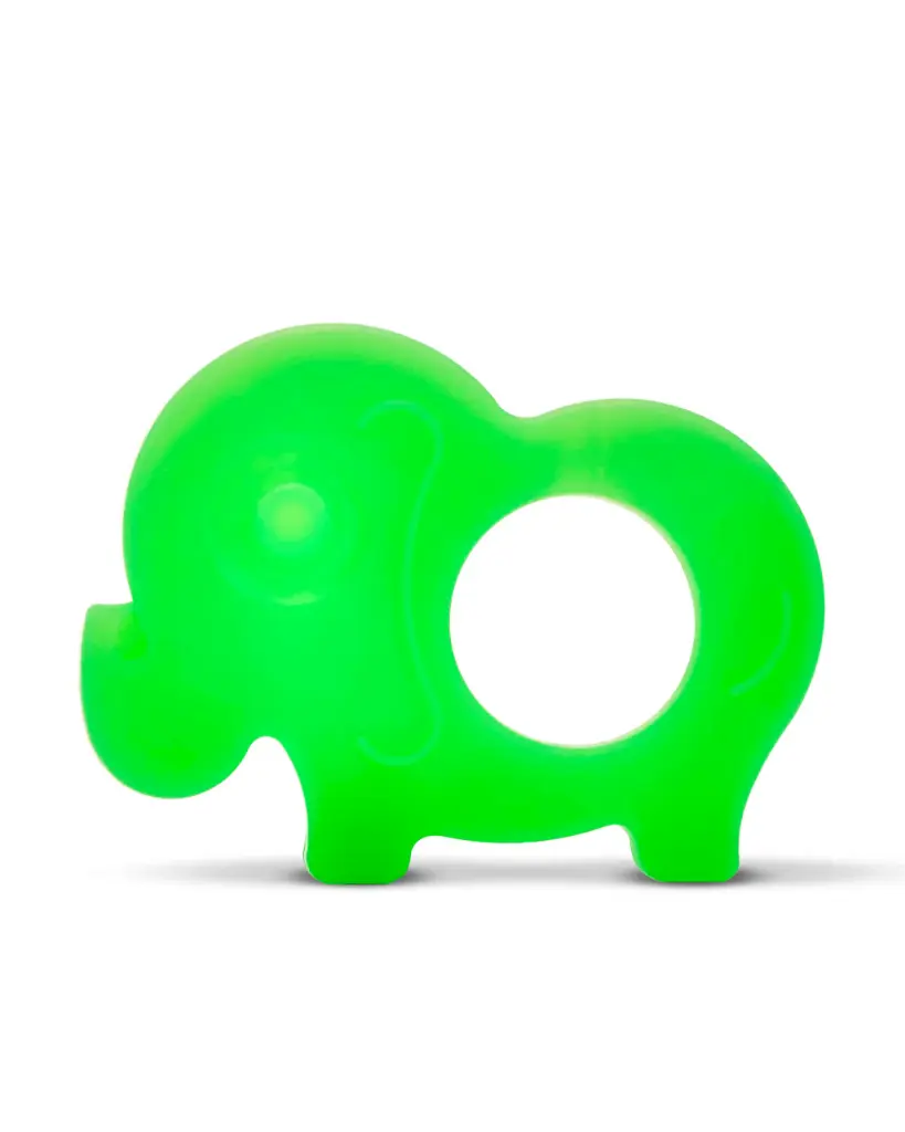 Bubbles Silicone Teether – Animal Shape (elephant)