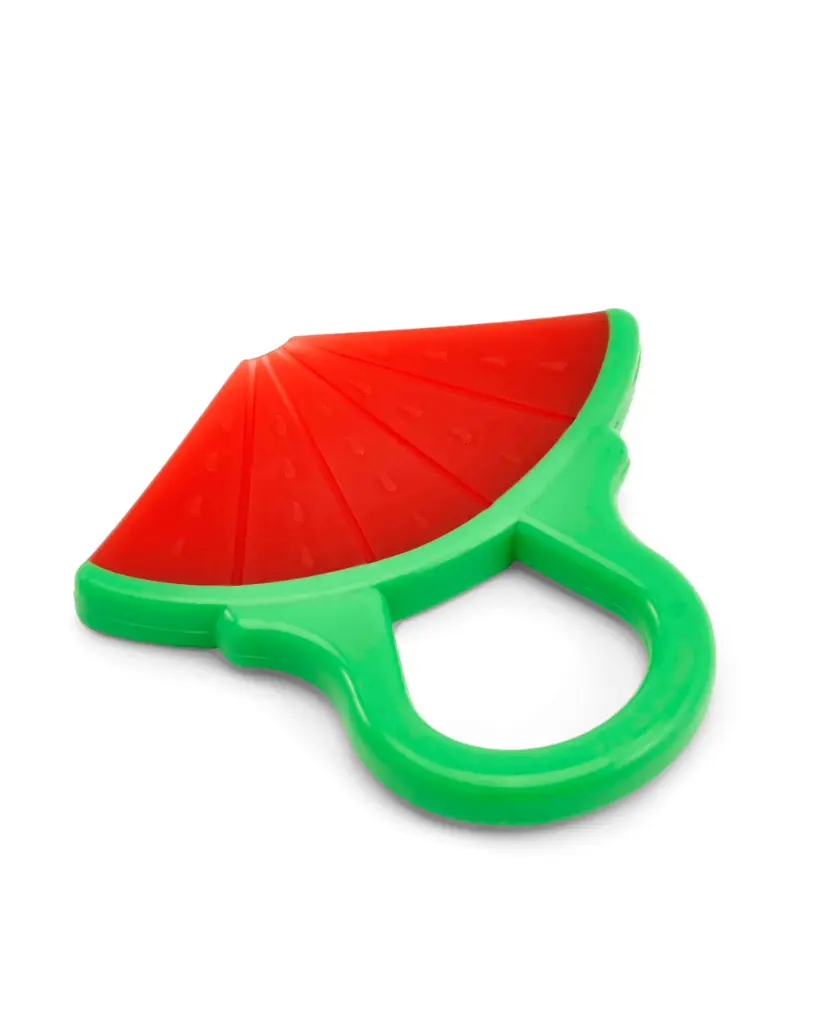 Bubbles Silicone Teether – Fruit Shape (watermelon)