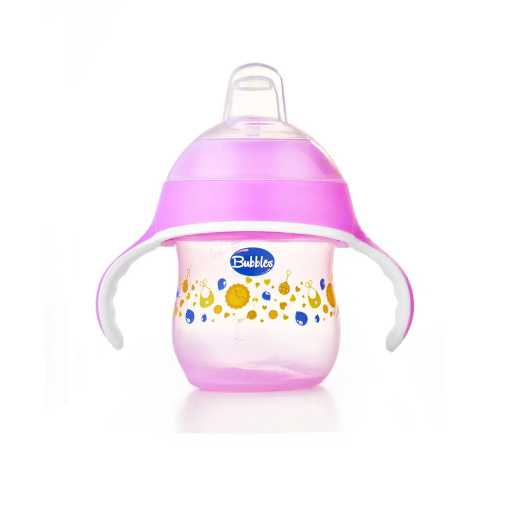 Bubbles Natural Training Cup 150ml – 2X1  (بينك)