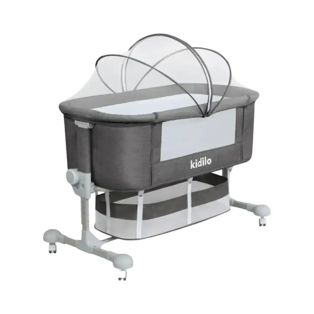 [Bb-301-dgray] kidilo portable baby bed  (Dark gray)