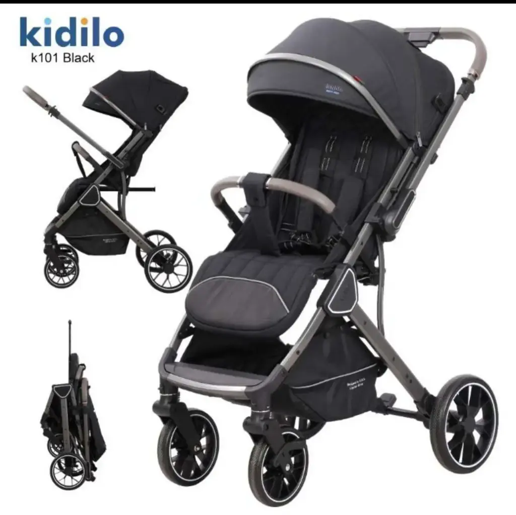 [K101-blk] عربة اطفال استرولر من كيديلو k101 (اسود)