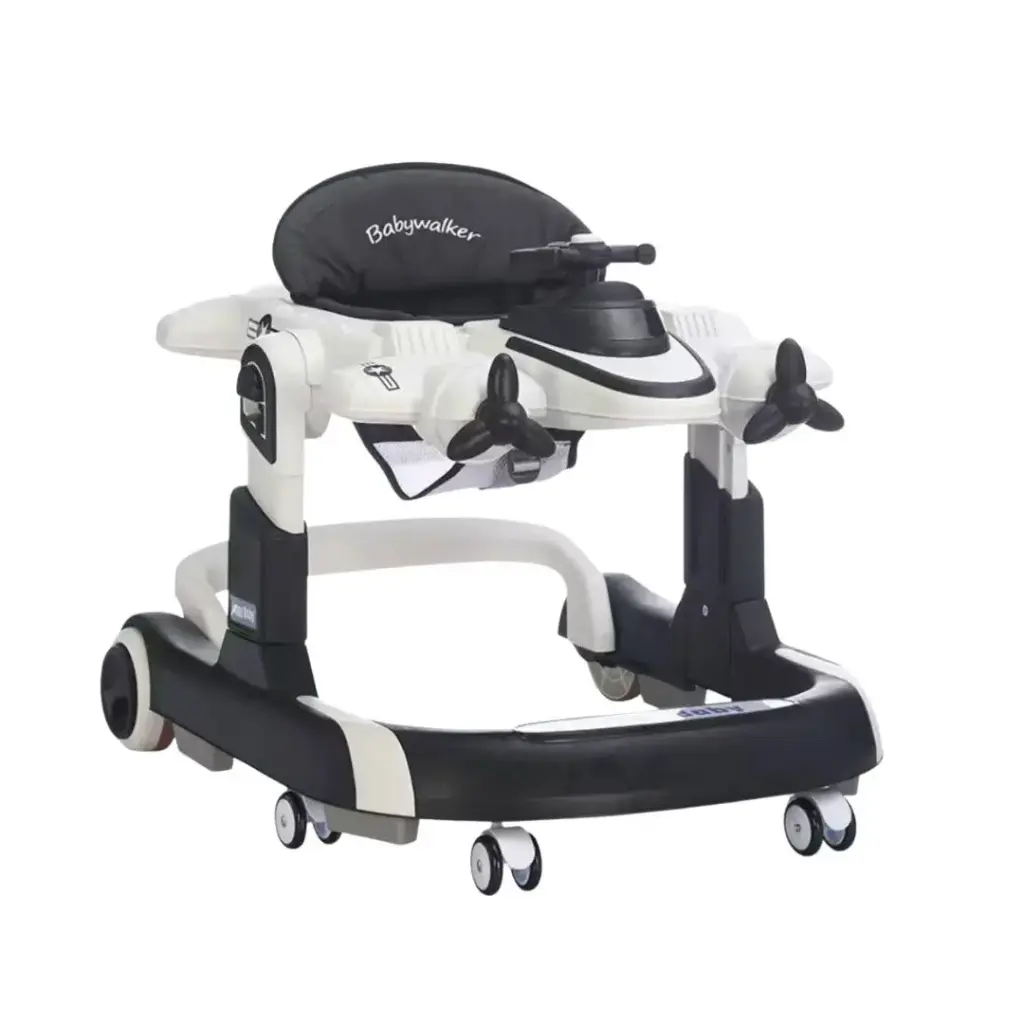 [611F-blk] Rocket baby walker  (اسود)
