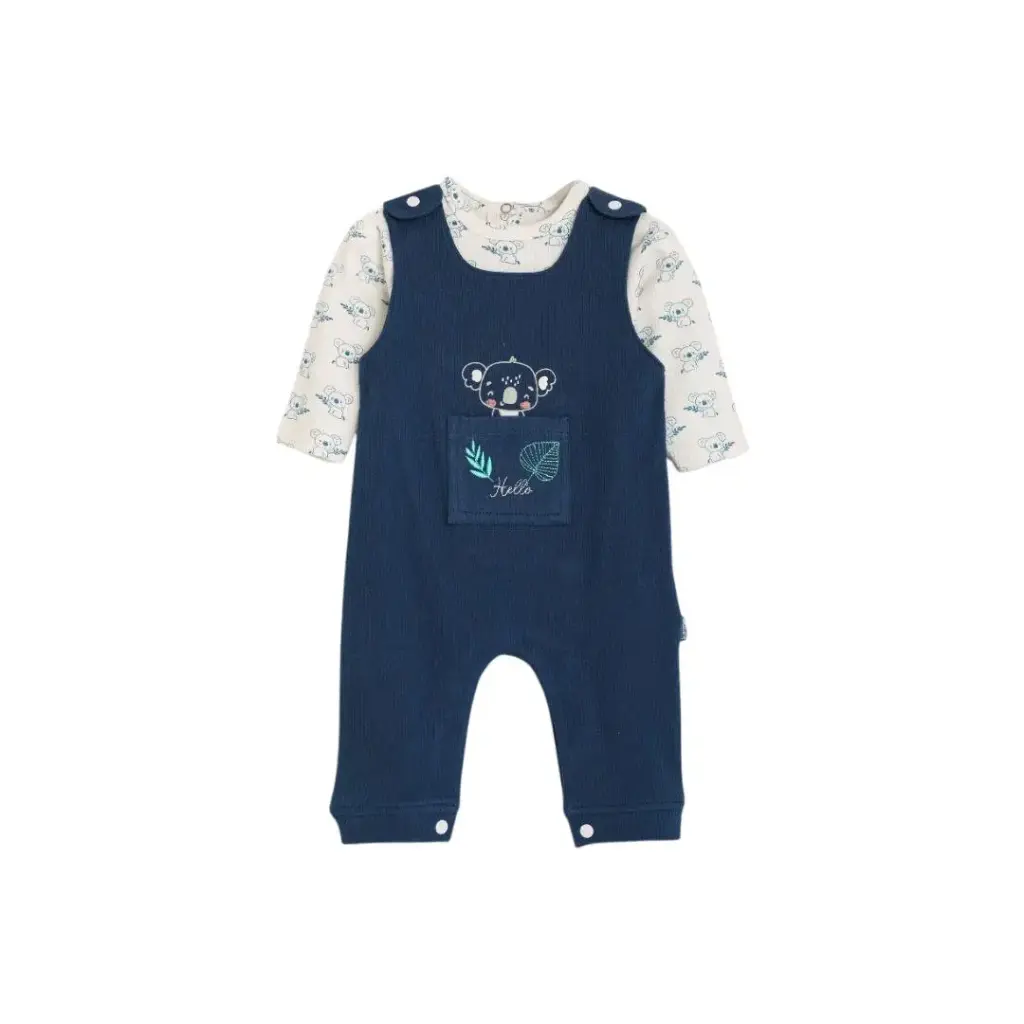 [3-2052-26] Junior Bear Baby Romber 2pcs (3-6)    