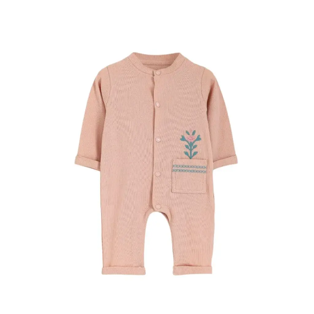 [3-2600-26] Junior Flower Baby Romber 1pcs long Sleev(0-3)       