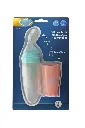 True Silicon Bottle With Silicon Spoon &Cover/Stand 110ml 4+