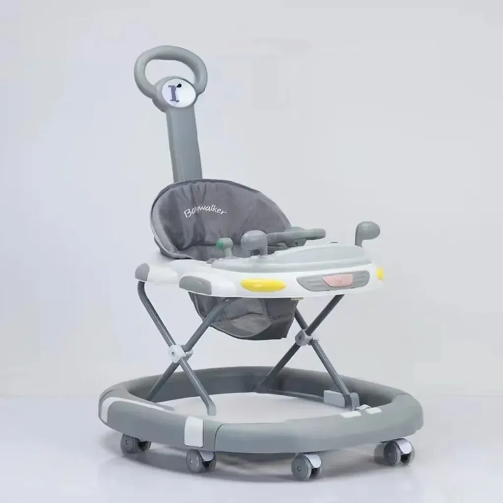 [MLT616T-gry] Rocking Baby Walker With Handle (Gray)