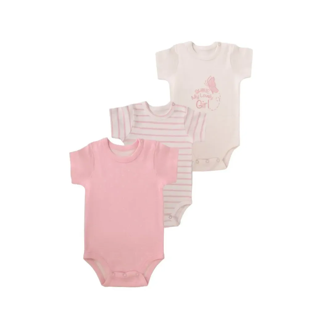 [5213-68] Junior Lovely Girl Short Sleeve Bodysuit (6-9)