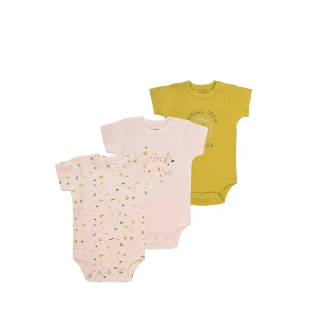 Junior Shine Like Fireflies Short Sleeve Bodysuit (6-9)