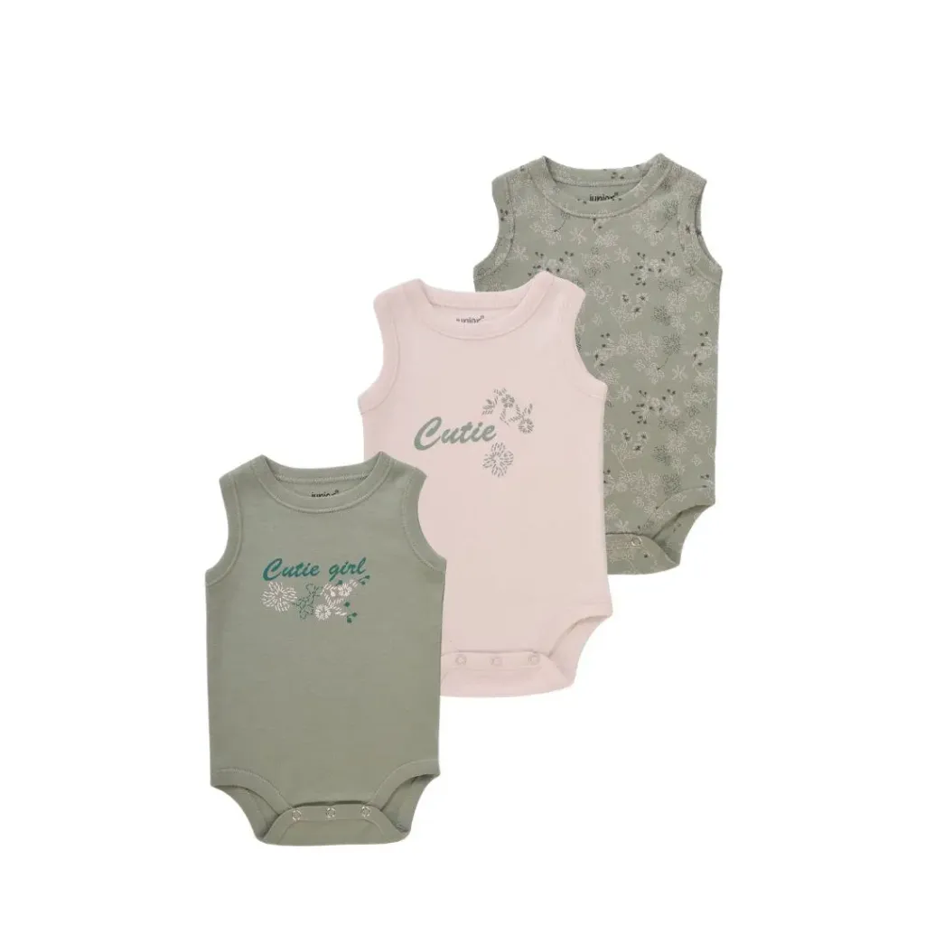 [7213-74] Junior Cutie Girl Sleeveless Bodysuit (9-12)     