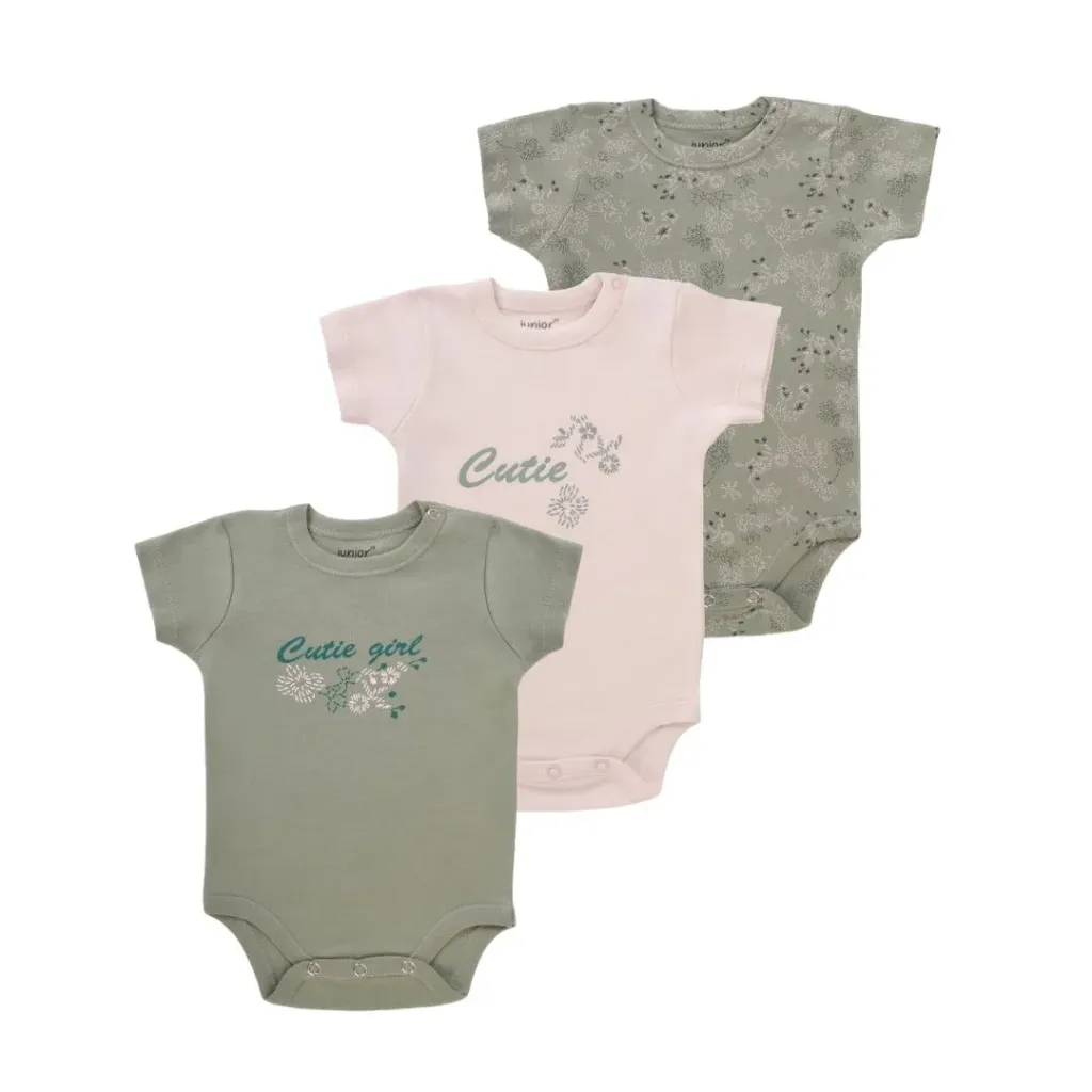 [5213-74] Junior Cutie Girl Short Sleeve Bodysuit (18-24)  