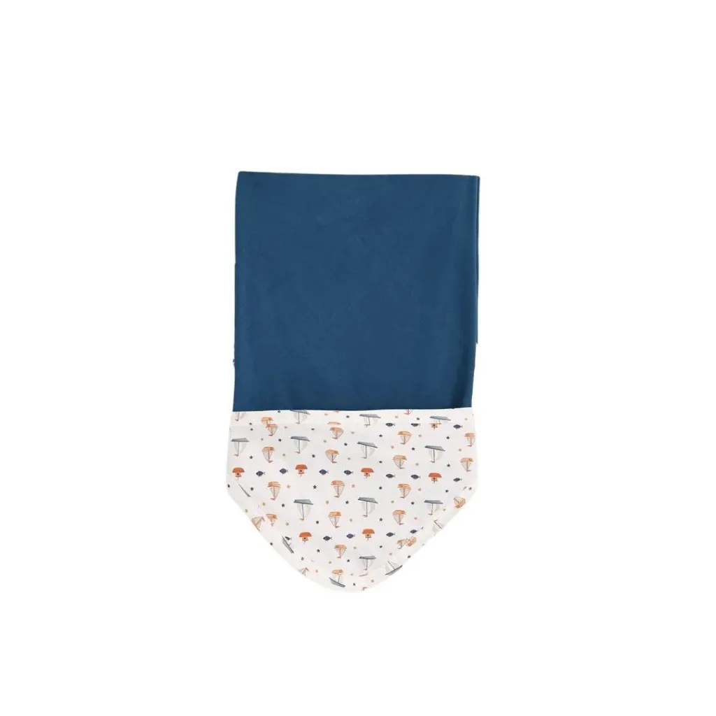 [1-1241-26] Junior baby blanket Boats