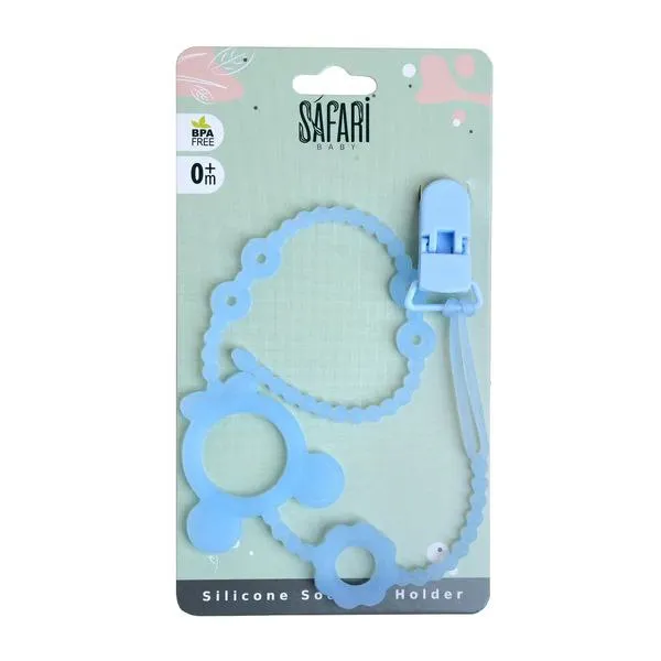 [S133] Safari Silicone Soother Holder 0+ months