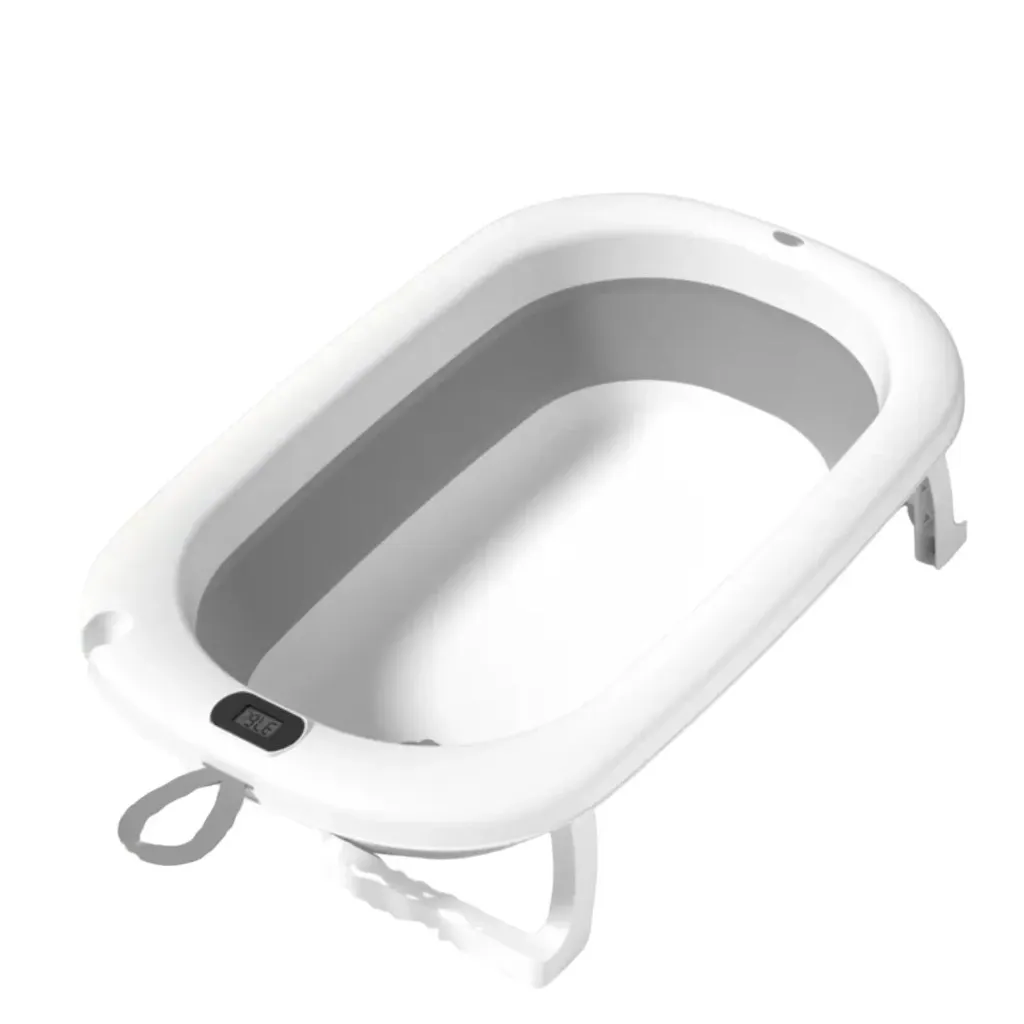 Memo bath tub with thermometer