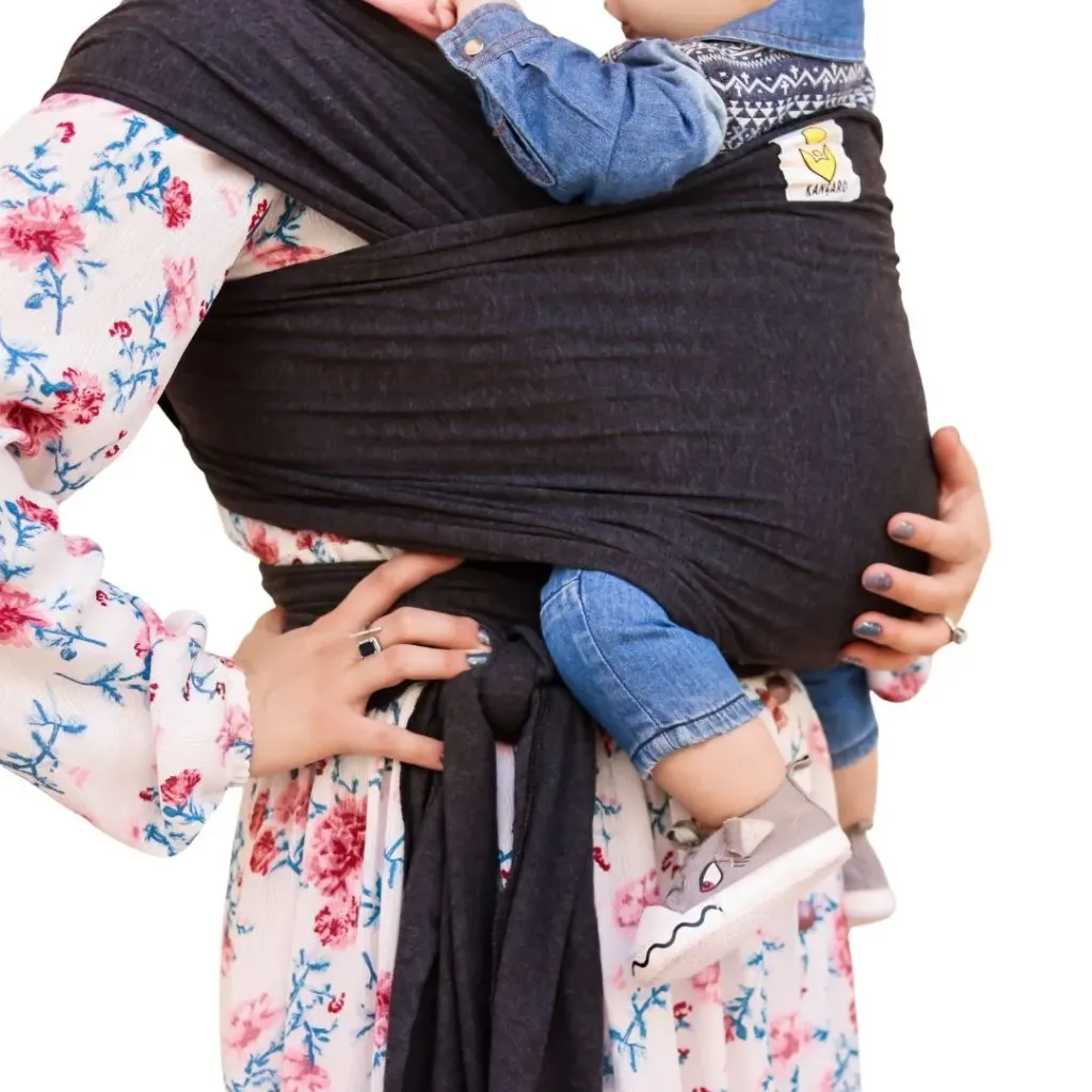 kangaro baby wrap (اسود)