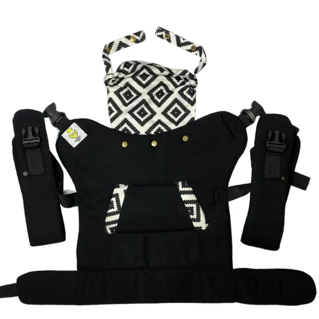 Kangaro klick baby carrier (اسود)