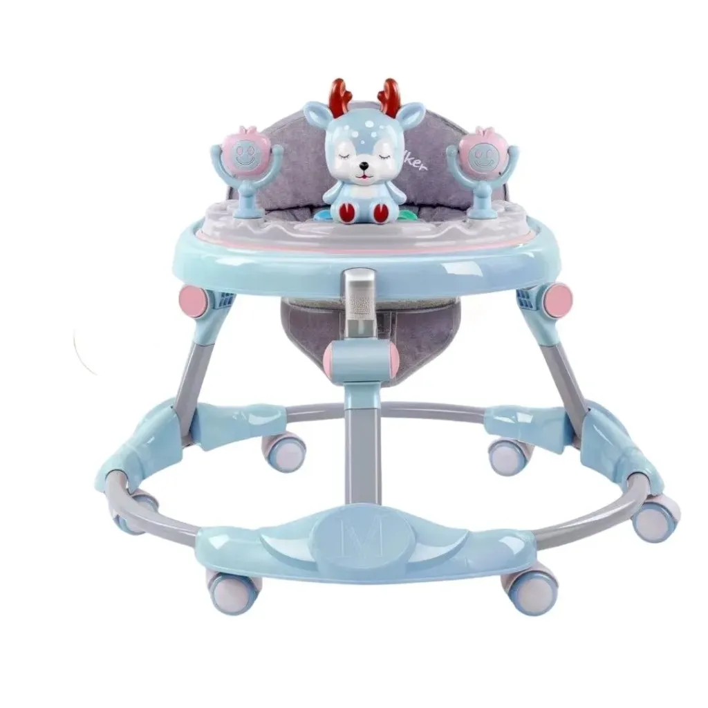 [619L-blu] Deer baby walker (Blue)