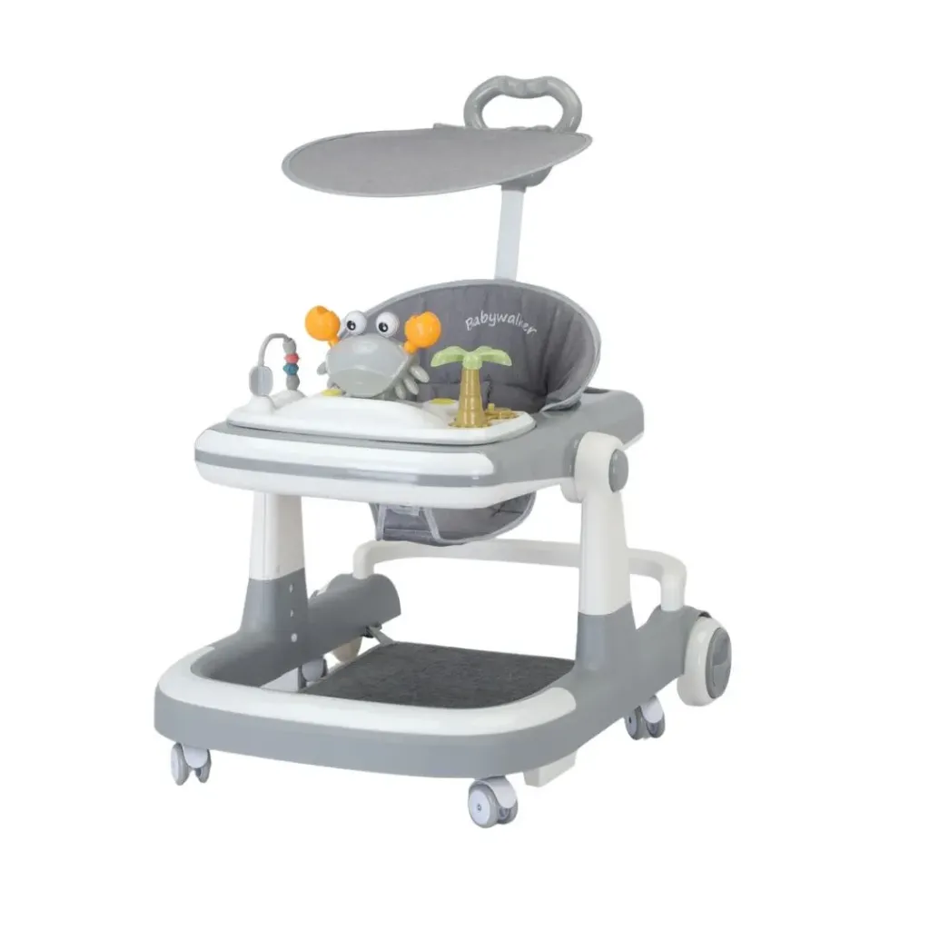 Crap baby walker with handle