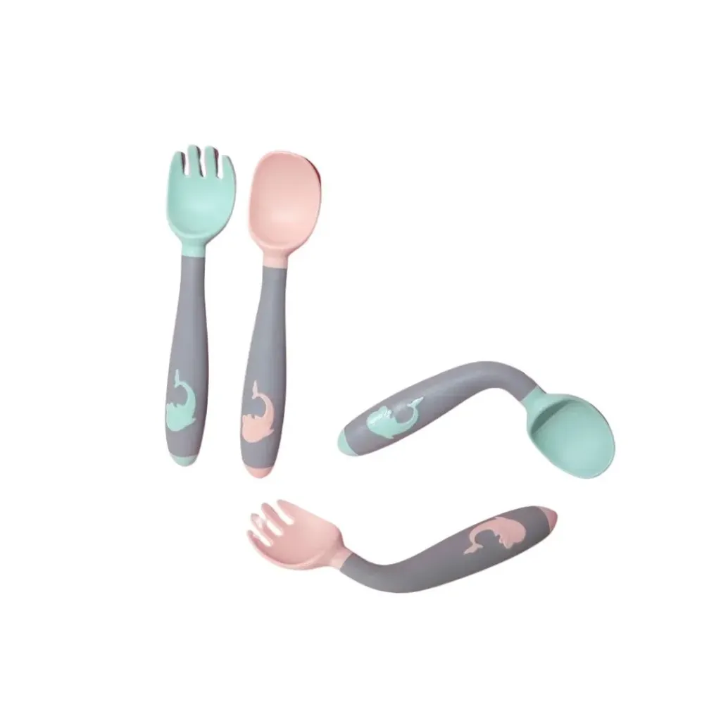 [2023033] Flexable fork & spoon with cover