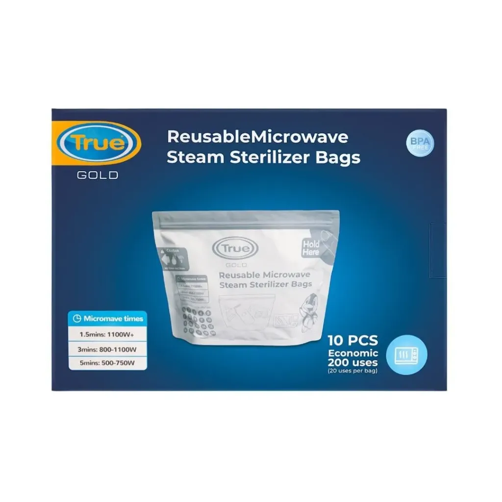 [2025025] True reusable microwave steam bags 10 PCS