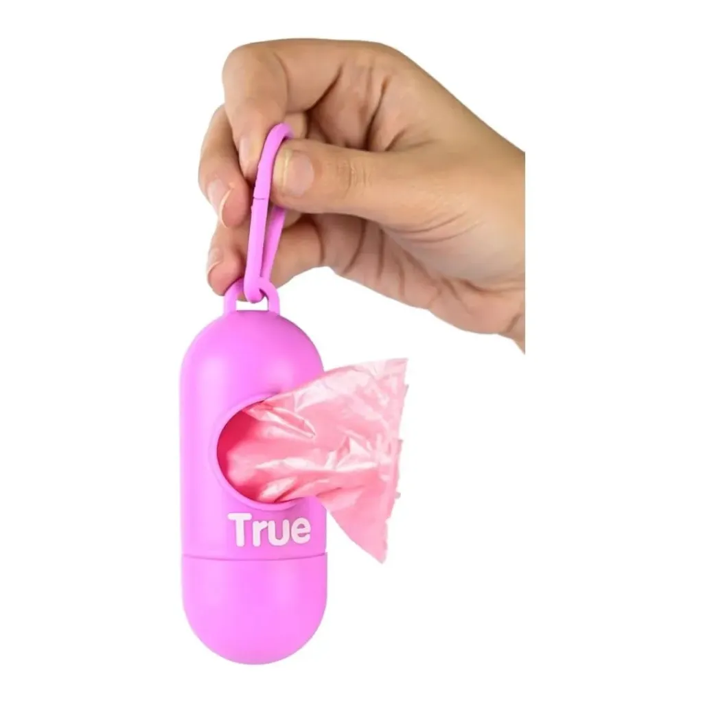 True Gold Portable Diaper Bag Dispenser With Extra Roll-30 Bags