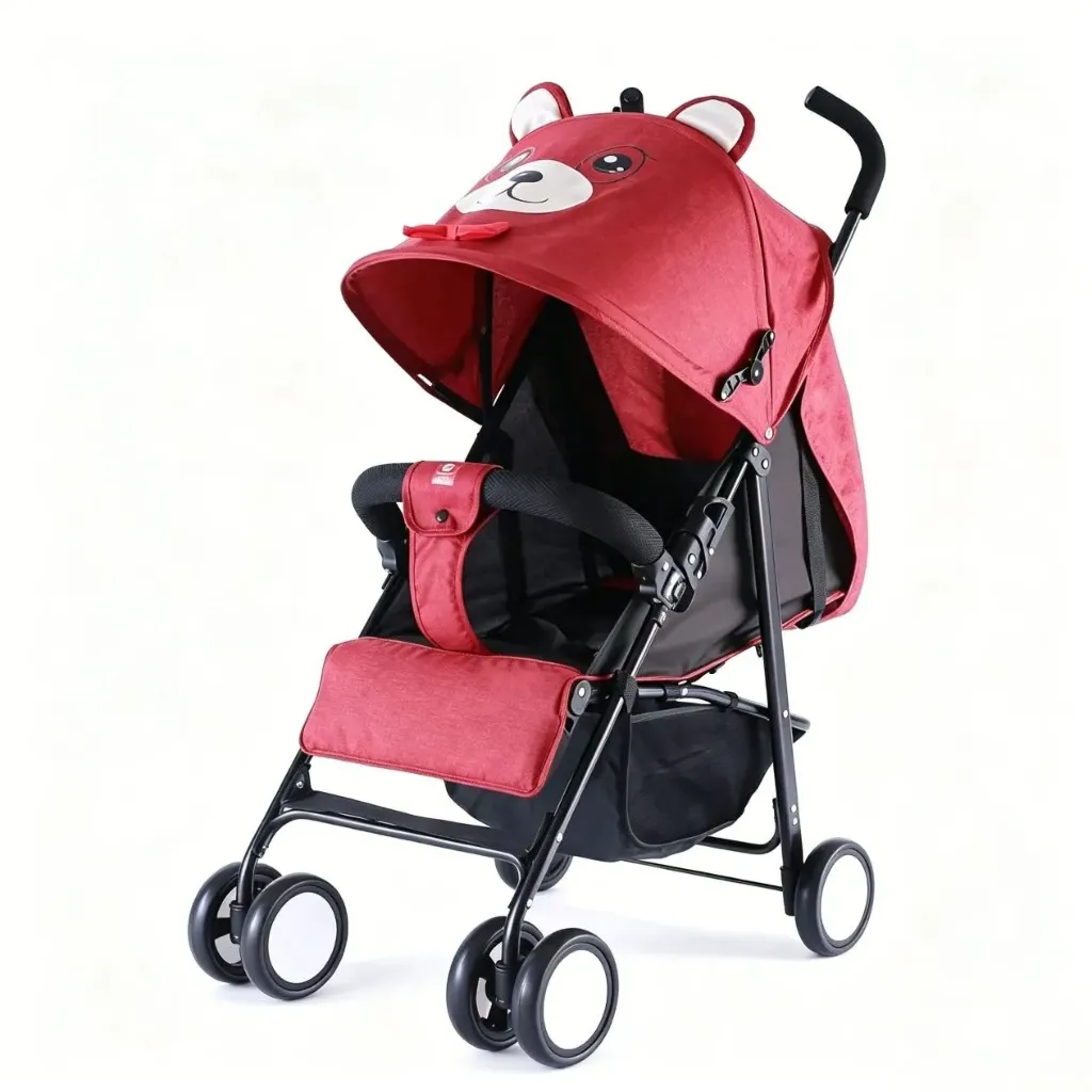 [720] Lightweight  baby stroller 720 (احمر)