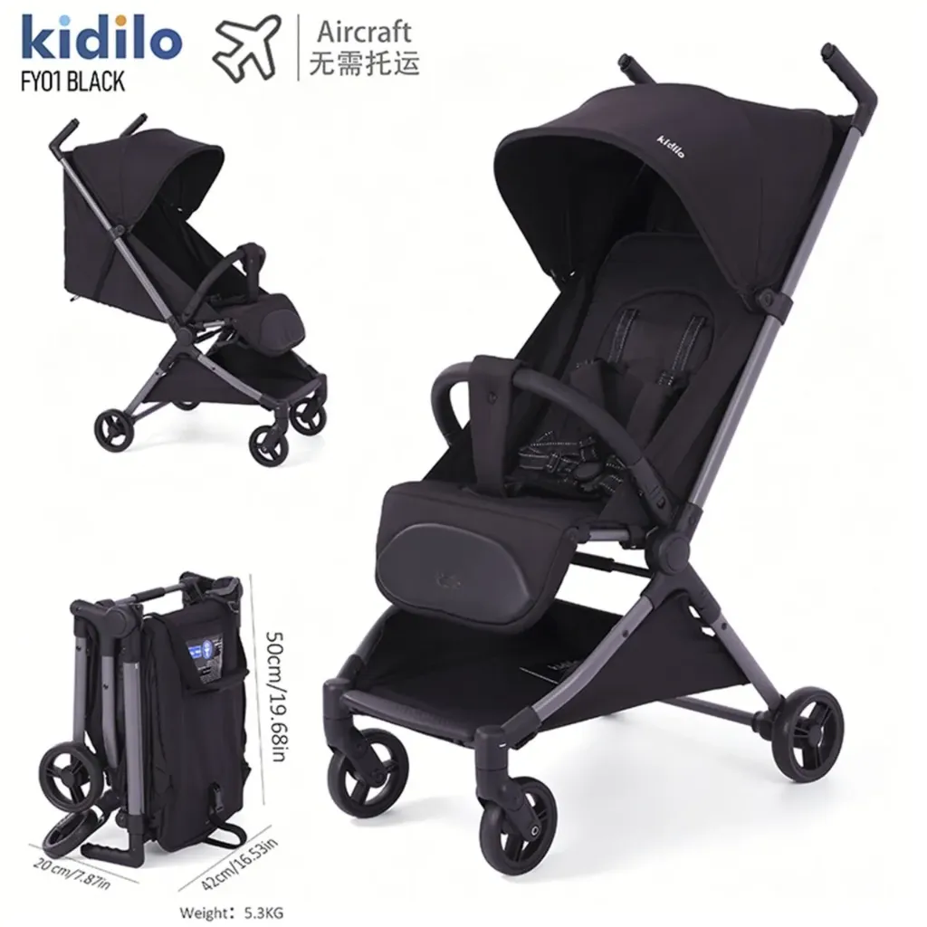 Kidilo capin approved baby stroller FY01