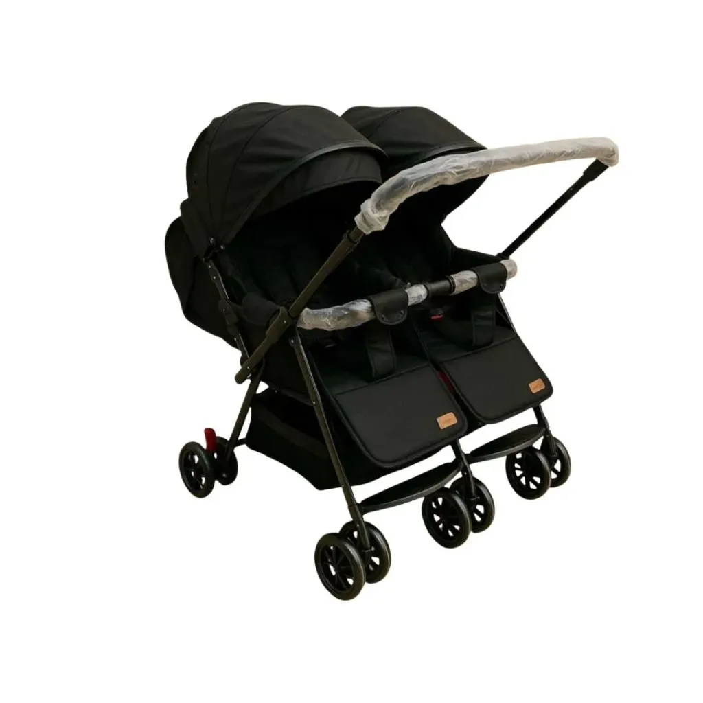 [BOUNTY] Umbrella Twin Baby Stroller Side by Side (Black)