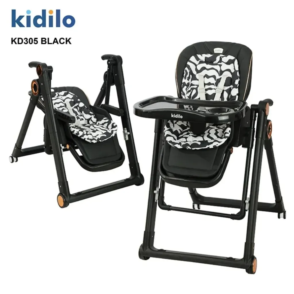 [KD305-black] Kidilo Baby Feeding Chair KD305 (Black)