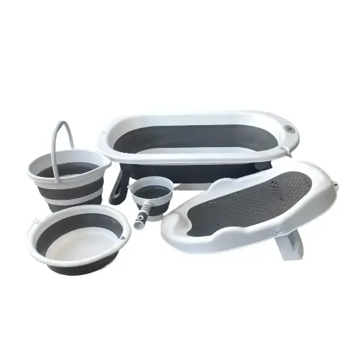 [cb95] poppy papa bathtub set 5in1