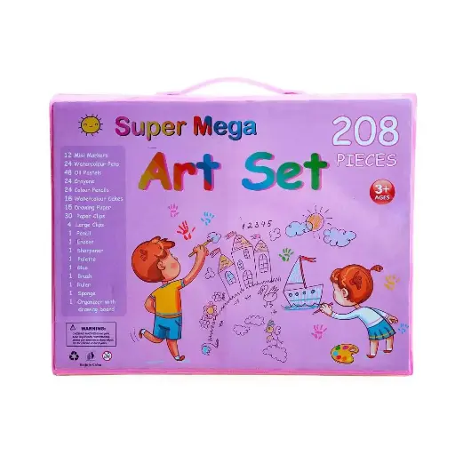 Super Mega Art Set 208 pc 