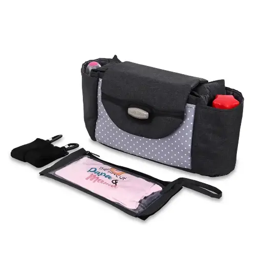 petit bebe stroller organizer (dotted)