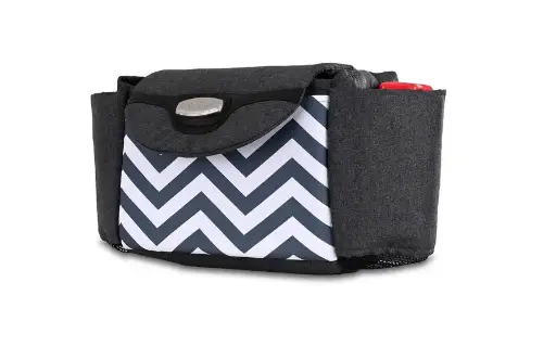 petit bebe stroller organizer (zigzag)