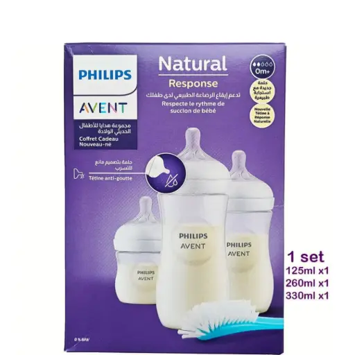 [SCD837/12]  Philips Avent Natural Response Newborn Gift Set - 4 Pack