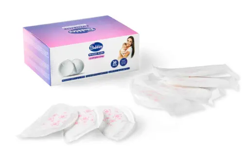 Bubbles Cotton Breast Pads (30 Pieces)