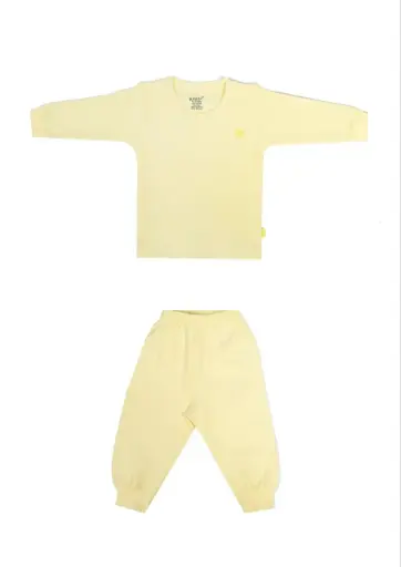 [4751-03] junior baby yellow thermal set (9-12)   