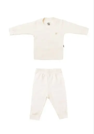 [4751-09] junior baby off-white thermal set (0-3)